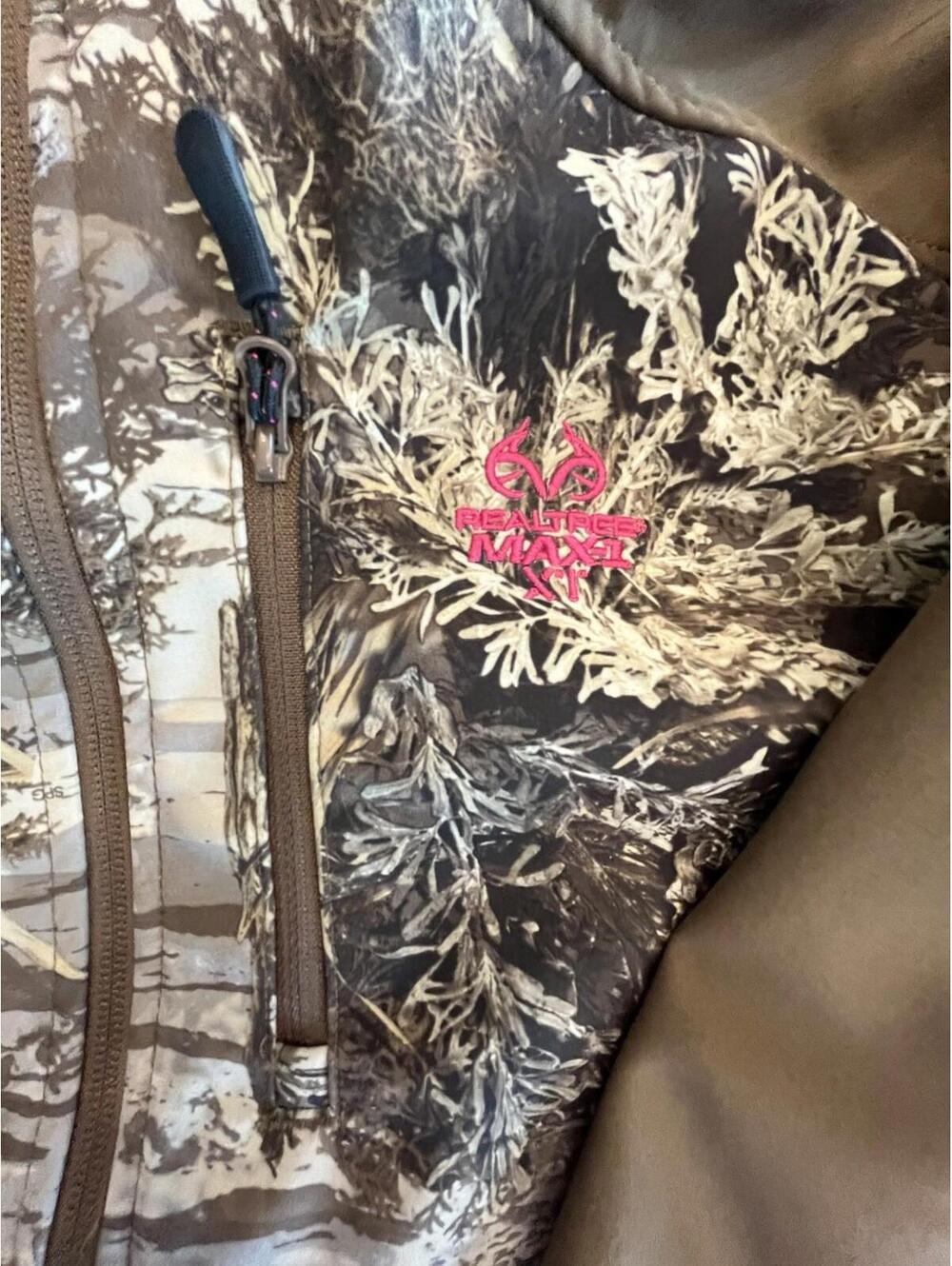 REALTREE Jacket Camo MAX XT Scent Factor Womens SZ M 8-10  Style SS1047 - Picture 6 of 9